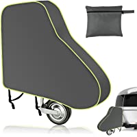 Telgoner Cubierta para Remolque de Caravana- Cubierta Funda Protectora Universal para Caravanas- Cubierta de Remolque…